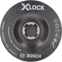 Bosch PRO Backing Pad, X-LOCK SCM Stützteller mit Mittelstift, Ø 115mm, Schleifteller für X-LOCK Winkelschleifer
