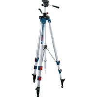Bosch Professional Baustativ BT 250 Professional silber/blau, 1/4" Gewinde, für Punkt-, Linien- und Rotationslaser
