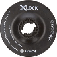 Bosch Professional PRO Backing Pad, X-LOCK Stützteller hart, Ø 125mm, Schleifteller für X-LOCK Winkelschleifer