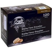 Bradley Hickory Bisquetten, 120 Stück, Räucherholz für Bradley Smoker