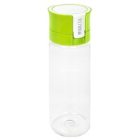 Brita fill&go Vital "fresh lime" 0,6 Liter, Trinkflasche transparent/limette, mit Wasserfilter