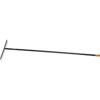 Fiskars Solid Rechen schwarz/orange, 36cm
