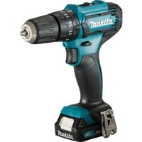 Makita Akku-Schlagbohrschrauber HP333DSAX1, 12Volt blau/schwarz, 2x Li-Ionen Akku 2,0Ah, Koffer