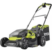 Ryobi ONE+ Hybrid-Rasenmäher RY18LMH37A-225, 18Volt / Kabel grün/schwarz, 2x 2,5Ah Li-Ionen-Akku