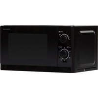SHARP R-200BKW, Mikrowelle schwarz