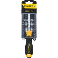 Stanley Multibit-Schraubendreher-Set, Bit-Satz schwarz/gelb, 35-teilig