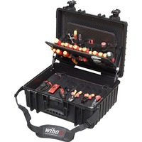 Wiha Werkzeug-Set Elektriker Competence XL rot/gelb, 81-teilig, mit Koffer