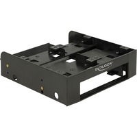 DeLOCK 5,25" Einbaurahmen für 1x 3,5" + 2x 2,5" HDD/SSD schwarz