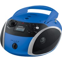 Grundig GRB 3000, CD-Player blau/silber, FM Radio, CD-R/RW, Bluetooth