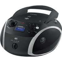 Grundig GRB 4000, CD-Player schwarz/silber, FM/DAB+ Radio, CD-R/RW, Bluetooth