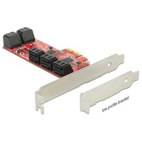 DeLOCK PCI ExpressCard x2 Card > 10x SATA 6 Gb/s, Serial ATA-Controller