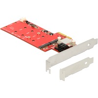 DeLOCK PCIe 2x M.2 NGFF + 2x SATA Raid, Controller 