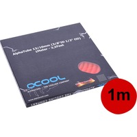 Alphacool Schlauch AlphaTube HF 13/10 (3/8"ID) - UV Rot 1m rot