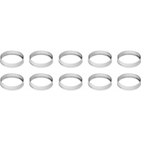 EKWB EK-Torque STC-10/16 Color Rings Pack - Nickel, Verbindung nickel, 10 Stück