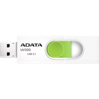 ADATA UV320 32 GB, USB-Stick weiß/grün, USB-A 3.2 Gen 1