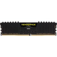 Corsair DIMM 8 GB DDR4-2400  , Arbeitsspeicher schwarz, CMK8GX4M1A2400C14, Vengeance LPX, INTEL XMP