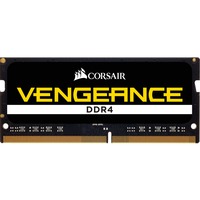 Corsair SO-DIMM 8 GB DDR4-2666  , Arbeitsspeicher schwarz, CMSX8GX4M1A2666C18, Vengeance