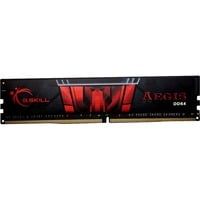 G.Skill DIMM 8 GB DDR4-3000 , Arbeitsspeicher schwarz, F4-3000C16S-8GISB, Aegis, INTEL XMP