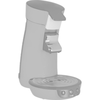 Philips Senseo Original Plus CSA 210/10 , Padmaschine weiß