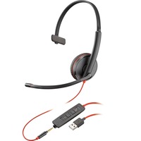 Plantronics Blackwire 3215, Headset schwarz, USB-A