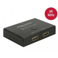 DeLOCK HDMI-Switch 2 - 1 bidirektional 4K 60Hz, HDMI Switch schwarz