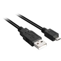 Sharkoon USB 2.0 Kabel, USB-A Stecker > Micro-USB Stecker schwarz, 1,0 Meter