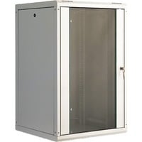 Digitus 483-mm-Wandschrank, 20 HE, IT-Schrank grau, 20 Höheneinheiten