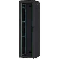 Digitus Netzwerkschrank Unique Serie - 600x600 mm (BxT), IT-Schrank schwarz, 42 Höheneinheiten