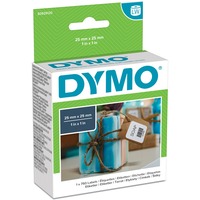 Dymo LabelWriter ORIGINAL Vielzwecketiketten 25x25mm, 1 Rolle mit 750 Etiketten wieder ablösbar, S0929120