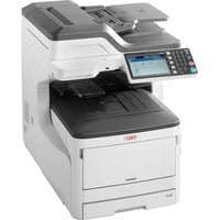 OKI MC883dn, Multifunktionsdrucker grau/anthrazit, USB, LAN, Scan, Kopie, Fax