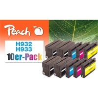 Peach Tinte PI300-752 (10er-Pack) kompatibel zu HP Nr. 932/933
