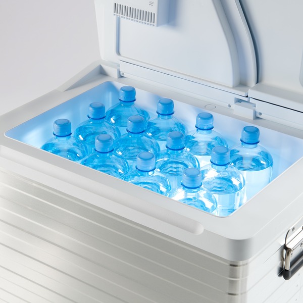 Mobicool MQ40A, Kühlbox aluminium/weiß, AC/DC