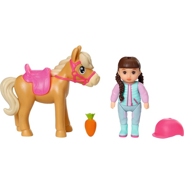 ZAPF Creation BABY born Minis Playset Horse Fun mit Kim Spielfigur