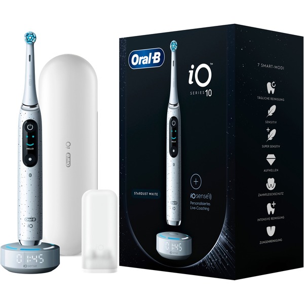 Oral-B Oral-B iO Series 10, Elektrische Zahnbürste weiß, Stardust White
