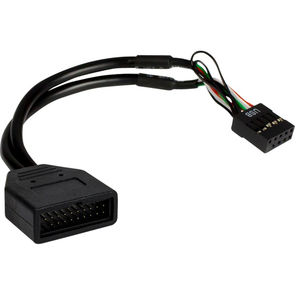 Adapter USB 2.0 Stecker X2 auf USB Buchse doppelt für Panel