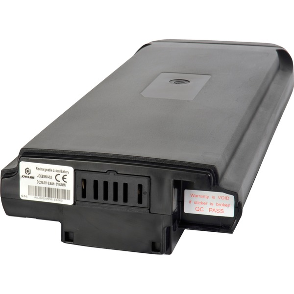 FISCHER Fahrrad Akku Gepäckträger SF-03 396 Wh schwarz, für E-Bike ECU 1801, ECU 1803 ab Baujahr 2018