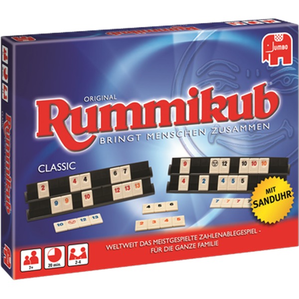Große Ausgabe Jumbo 3466 Spiel des Jahres 1980 Retro Original Rummikub 
