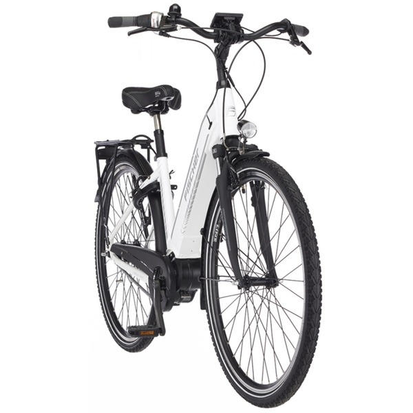 FISCHER Fahrrad Cita 3.1i (2021), Pedelec weiß, 28", 44 cm