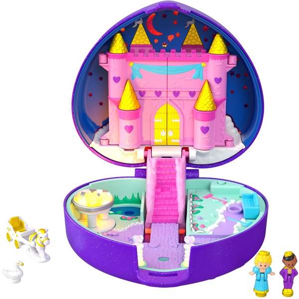 Mattel Polly Pocket Sternenlicht Schloss Schatulle, Spielfigur
