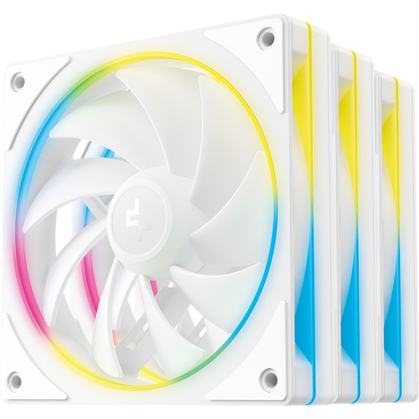 DeepCool FL12 SE WH, Gehäuselüfter weiß, 3er Pack, 120 mm