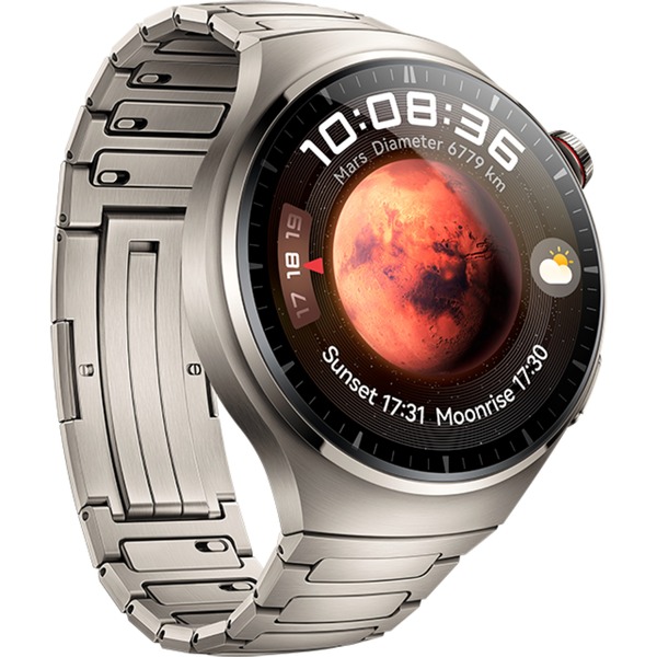 Huawei Watch 4 Armband: (Medes-L19M), Pro titan, Titan Titanium, Smartwatch