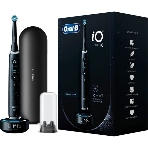 Oral-B Oral-B iO Series 10, Elektrische Zahnbürste schwarz, Cosmic
