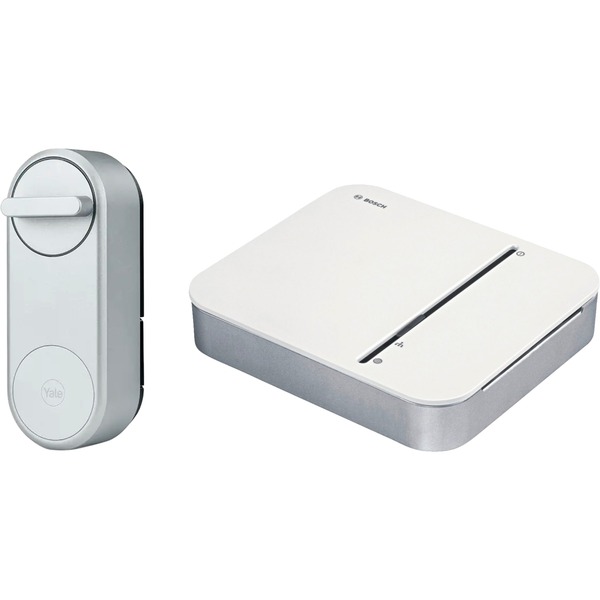 Bosch Smart Home Smart Home Aktionspaket Smartes Schließen, Set weiß, 1x  Yale Linus Smart Lock, 1x Smart Home Controller