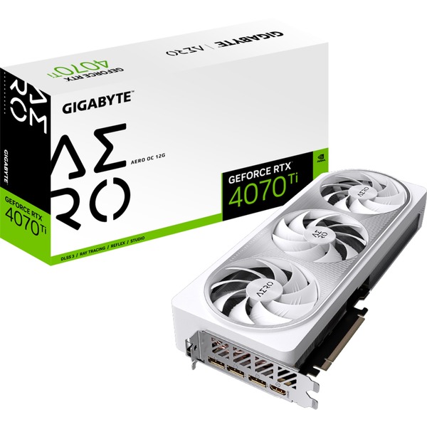 GIGABYTE GeForce RTX 4070 Ti AERO OC, Grafikkarte DLSS 3, 3x ...