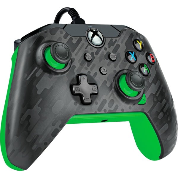Pdp wired controller neon carbon gamepad anthrazit gr n f r xbox