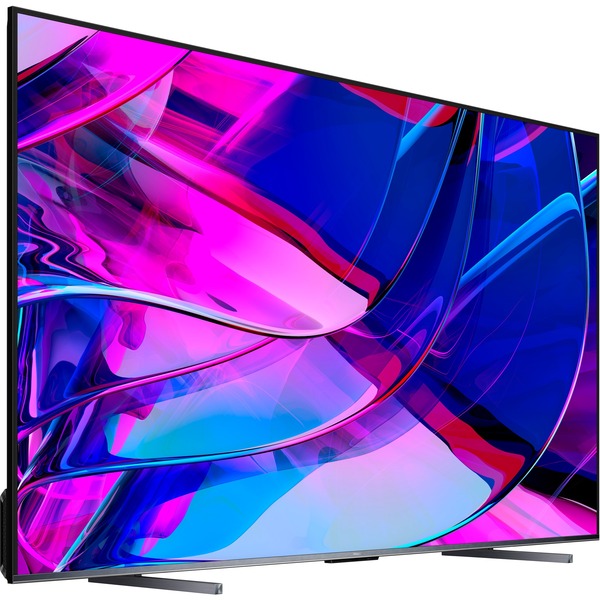 Hisense 55E77KQ, LED-Fernseher 139 cm (55 Zoll), schwarz, UltraHD/4K,  Triple Tuner, HDR10, WLAN, LAN,