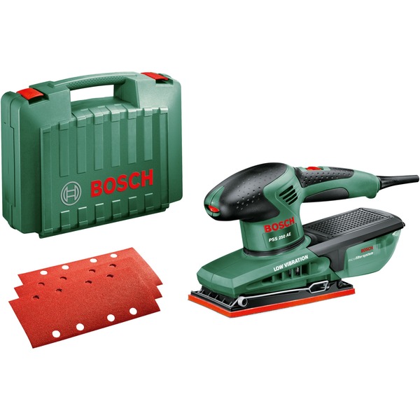 Bosch Heimwerken & Garten Schwingschleifer PSS 250 AE grün/schwarz, 250 Watt, Koffer Bosch Heimwerken & Garten Schwingschleifer PSS 250 AE grün/schwarz, 250 Watt, Koffer