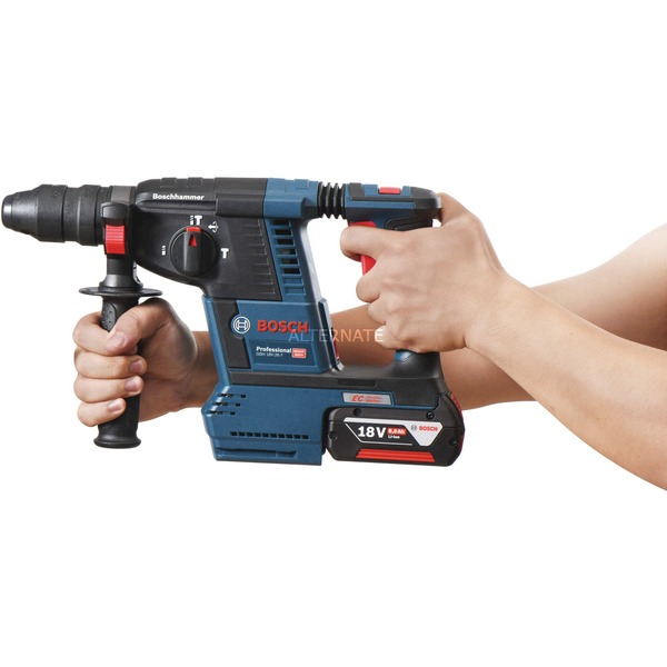 Bosch Professional Akku Bohrhammer Gbh 18v 26 F Professional 18volt Blau Schwarz L Boxx 2x Akku 5 0ah
