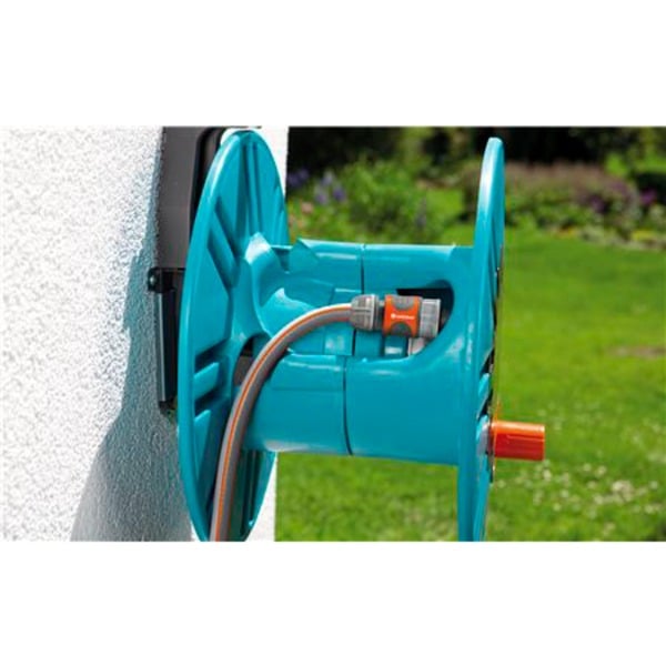 GARDENA WandSchlauchtrommel 60 mit Schlauchführungsrolle Classic
