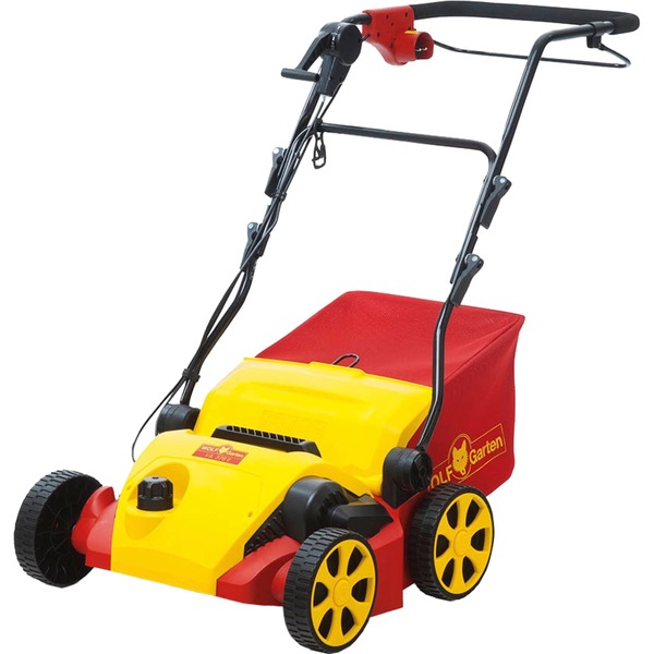 WOLFGarten ElektroVertikutierer VA 378 E rot/gelb, 37cm, 1.800 Watt